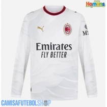 Camisa de time de futebol AC Milan Replicas 2º Equipamento 2026-27 Manga Comprida